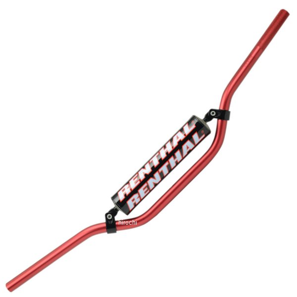 【USA在庫あり】 レンサル RENTHAL 22mm ハンドルバー MX HIGH 89年-91年 CR 赤 R7221-RD JP店|株式会社ヒロチー商事 店