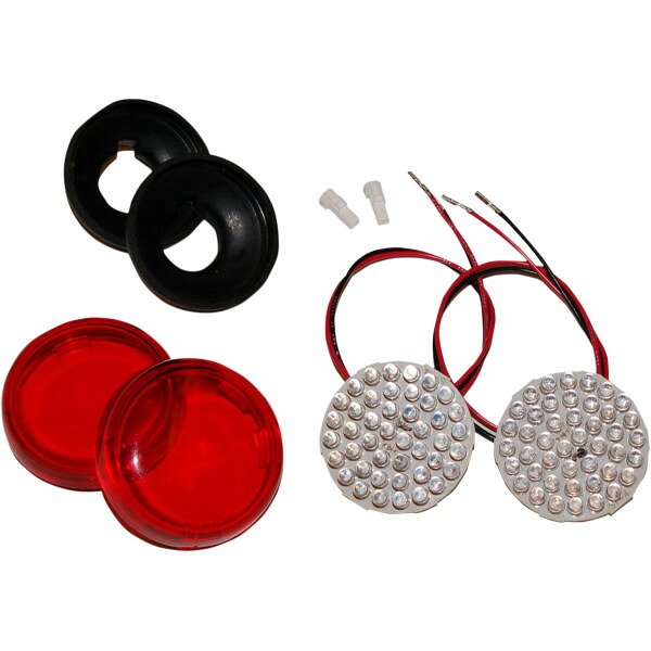 【USA在庫あり】 ナムズ NAMZ ウインカー LED 14年-18年 インディアン 赤 左右ペア 2020-1279 JP店