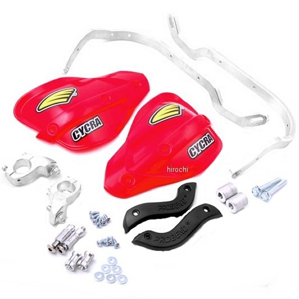 【USA在庫あり】 サイクラ CYCRA ハンドガード Probend CRM レーサー パック 29mmバー用 赤 0635-0683 JP