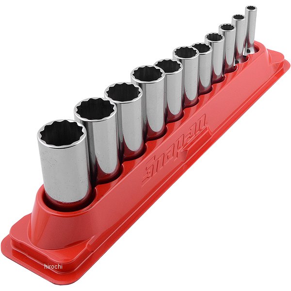スナップオン Snap-on 3/8in ソケット ディープ 12角 in大きさ 11点仕掛ける 211SFY JP店