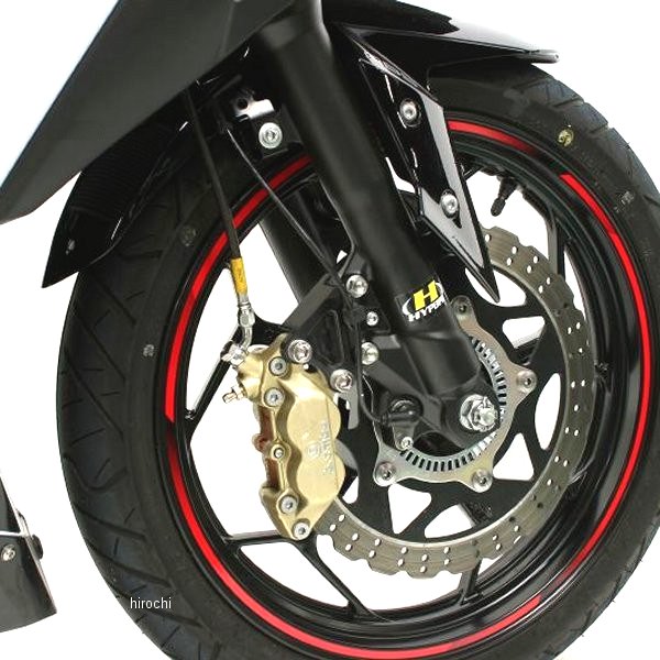 【メーカー在庫あり】1473012BアクティブACTIVEフロントキャリパーサポートbrembo製40mmピッチスタンダードローター径対応08年-15年ニンジャ250、Z250黒