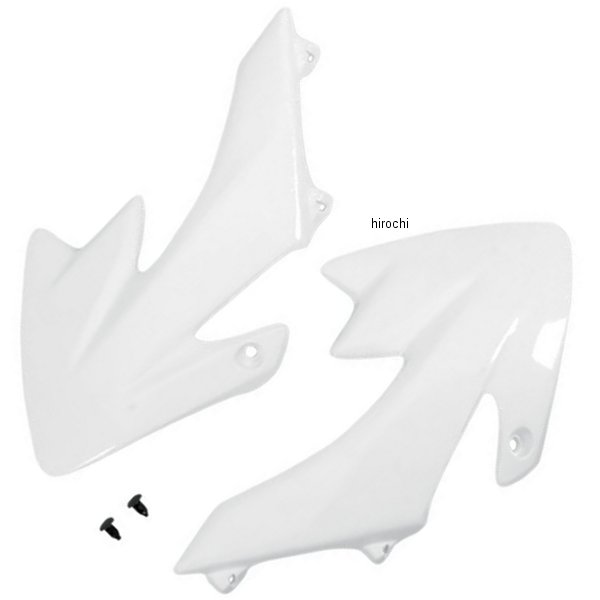 【USA在庫あり】 ユーフォープラスト UFO PLAST ラジエーターカバー 04年以降 CRF50F 白 0520-0195 JP店