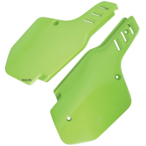 【USA在庫あり】 ユーフォープラスト UFO PLAST サイドパネル 88年-03年 KX500、KX250、KX125 KXグリーン 12-321-22 JP店