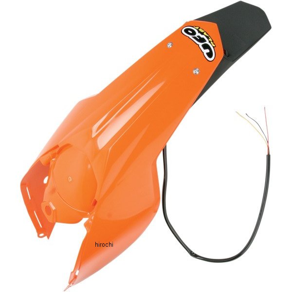 【USA在庫あり】 ユーフォープラスト UFO PLAST リアフェンダー ライト付き 07年-10年 KTM オレンジ 1403-0475 JP店|株式会社ヒロチー商事 店