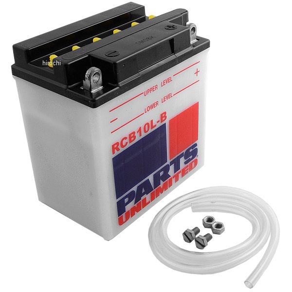 【USA在庫あり】 パーツアンリミテッド Parts Unlimited 液別 耐久バッテリー 開放型 12V YB10L-B RCB10LB JP店｜株式会社ヒロチー商事 店