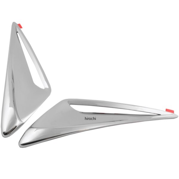 418712 ショークローム Show Chrome ウィンドシールド ガーニッシュ ベント アクセント 12年以降 ホンダ GL1800 クローム 52-796 JP店