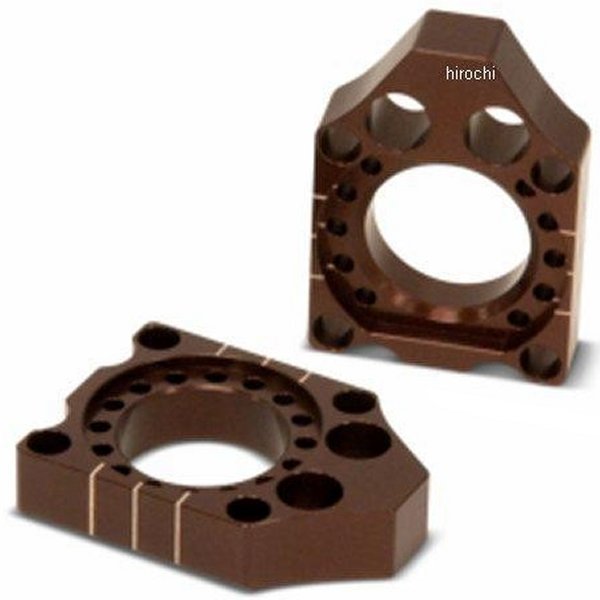 【USA在庫あり】 プロサーキット Pro Circuit アクスルブロック 03年以降 RM-Z、KX アルミ 茶 (2個入り) 1231-0268 JP店｜株式会社ヒロチー商事 店