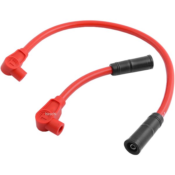 【USA在庫あり】 Sumax 14.4mm プラグコード 00年-17年 ソフテイル 赤 DS-242174 JP店