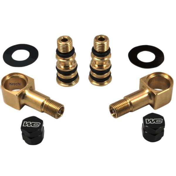 【USA在庫あり】 ワークスコネクション Works Connection エアフォーク EZ FILL 13年-14年 CRF450R 左右ペア 0404-0281 JP店