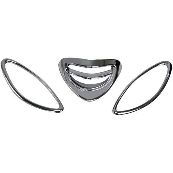オプティマム Optimum メッキダクト、リアウィンカーカバーセット ジョグ SA36J、SA39J 4562338952551 JP店