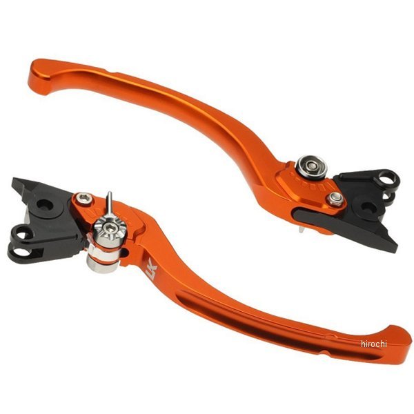 【メーカー在庫あり】 ユーカナヤ U-KANAYA ビレットレバーセット ツーリングタイプ 12年-13年 KTM 690デューク オレンジ KT001-073-0808 JP店