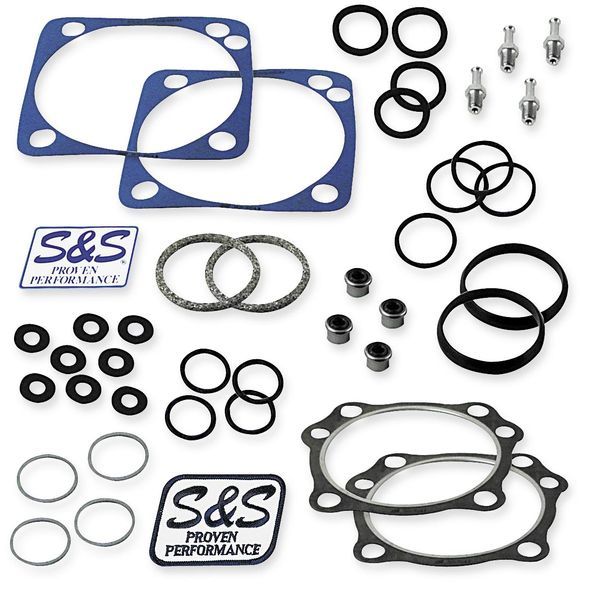 【USA在庫あり】 S&Sサイクル S&S Cycle トップエンド ガスケットキット 84年-06年 S&S エボ/Twin Cam 4.125インチボア ssc90-9506 JP店