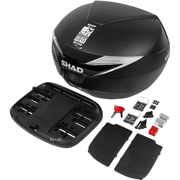 シャッド SHAD SH39 トップケース ブラック 無塗装 D0B39100 JP店