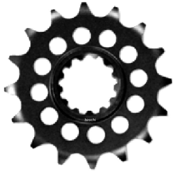 サンスター SUNSTAR フロント スプロケット 520/16T 85年-16年 スズキ、カワサキ スチール 黒 3F2-16 JP店