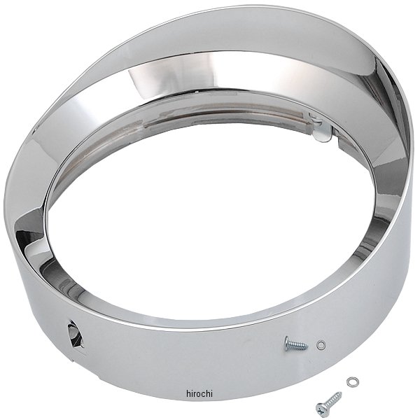 【USA在庫あり】 ヘッドウィンド Headwinds ヘッドライトべセル 7インチ用 マライア クローム DS-280476 JP店