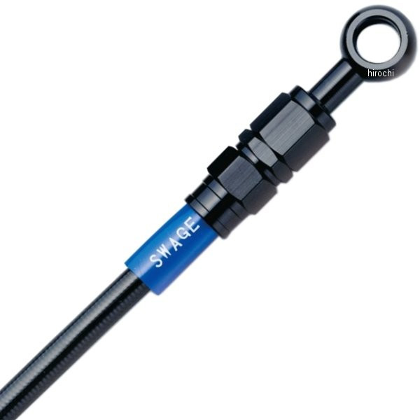 【メーカー在庫あり】 スウェッジライン SWAGE-LINE リア ブレーキホース 17年以降 CBR250RR 黒/黒 BARB0030 JP店