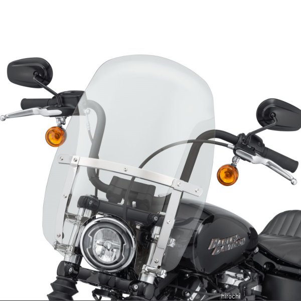 ハーレー純正 ウインドシールド コンパクト 18年以降 FXBB、FXLR スモーク/ポリッシュ 57400337 JP店