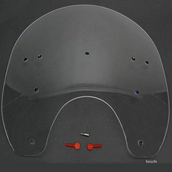 【USA在庫あり】 メンフィスシェード Memphis Shades シールド ハーレー純正交換用 19インチ高 85年-10年 FXST クリア 2310-0127 JP店