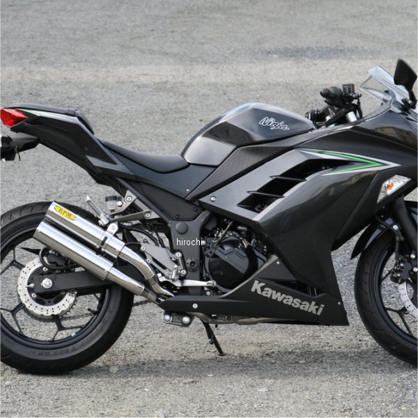 アールピーエム RPM フルエキゾースト デュアル 右2本出し ニンジャ250、Z250 アルミ 1077 JP店|株式会社ヒロチー商事 店