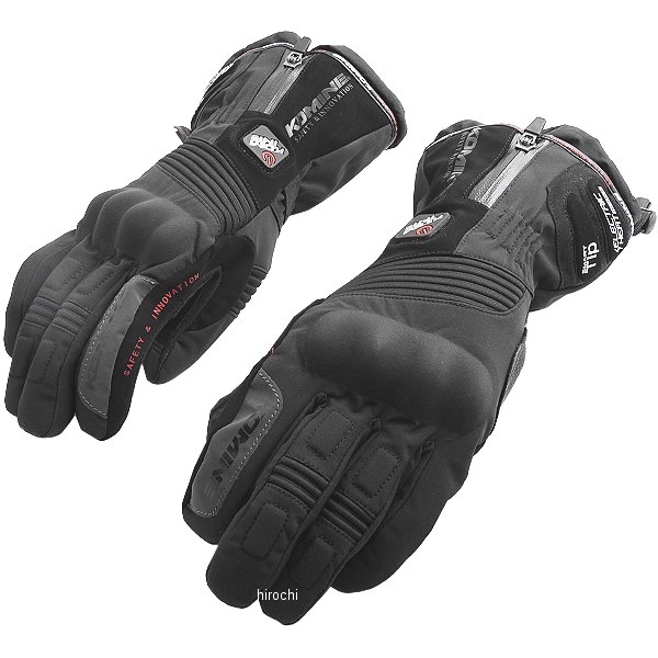 【メーカー在庫あり】 GK-804 コミネ KOMINE エレクトリックヒートグローブ カシウス 黒 Sサイズ 4560163777950 JP店