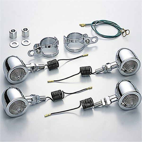 楽天市場】バイク 汎用 メタル ウインカー 4個セット 1台分 パーツ