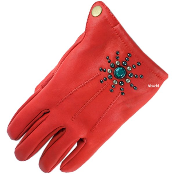 VG12A-1-RED-GR-S VG12A-1 ヴィンアンドエイジ レザーグローブ レッドベース Sサイズ JP店 Vin&Age 緑 2018年春夏モデル