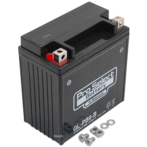 プロセレクト PROSELECT バイク用 バッテリー ジェルタイプ GL-PB9-B YB9-B互換 (液入り充電済み) PSB125 JP店