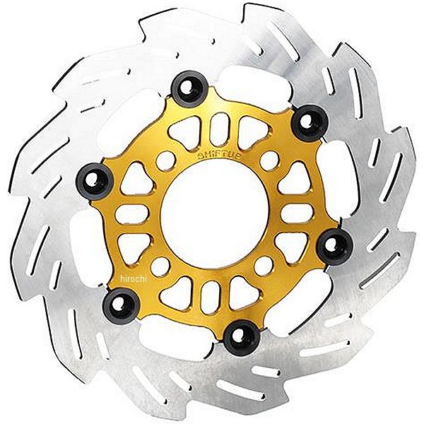 シフトアップ ウェーブディスクローター 220mm グロム ゴールド/黒 260056-04 JP店|株式会社ヒロチー商事 店