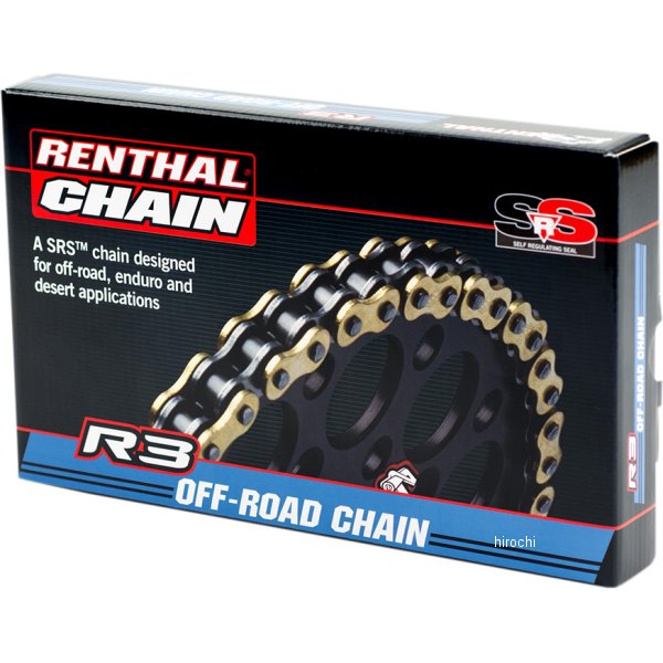 【USA在庫あり】 レンサル RENTHAL チェーン SRSシール 520R33/116L 1222-0452 JP店