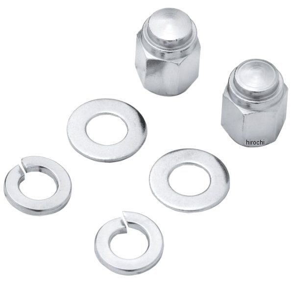 ハーレー純正 フォークアクスルリテーナーナットキット 86年-07年 FX/FL/FLH クローム 4個入り 45813-03 JP店