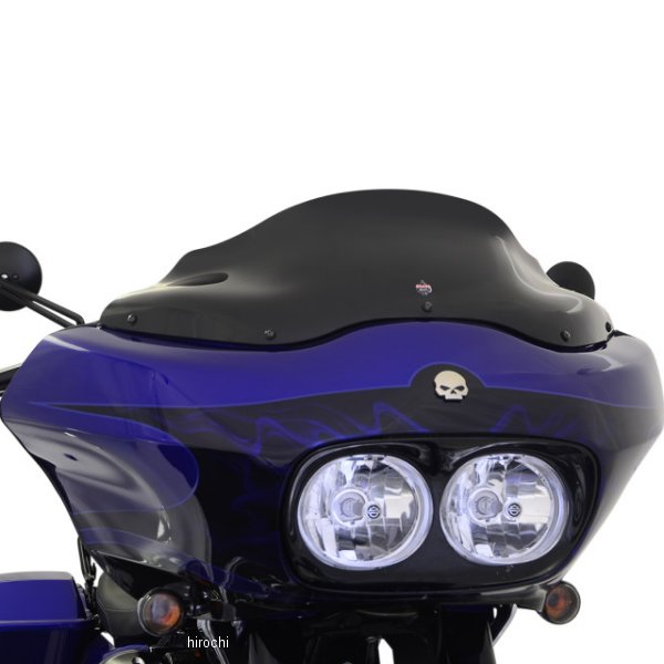 【USA在庫あり】 クロックワークス Klock Werks ウインドシールド 8インチ高 98年-13年 FLTR、FLTRX 黒 2310-0196 JP店