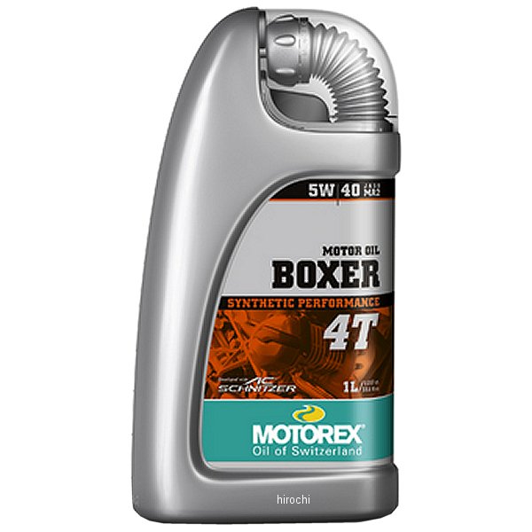 【メーカー在庫あり】 モトレックス MOTOREX BOXER 4T 5W-40 4サイクルオイル 4L 97809 JP店｜株式会社ヒロチー商事 店