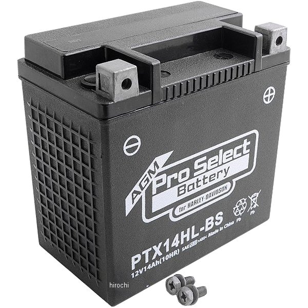 プロセレクト PROSELECT ハーレー用 バッテリー PTX14HL-BS YTX14L-BS互換 PSB050 JP店