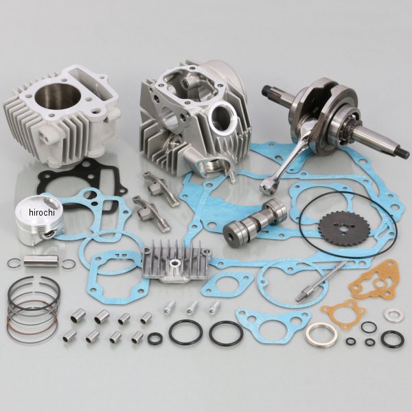 キタコ 108cc スタンダードボアアップキット ホンダ タイプ2 アルミシリンダー 硬質メッキ ハイカム/SEロッカーアーム付 215-1083205 JP店