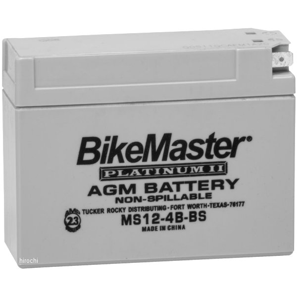 【USA在庫あり】 バイクマスター BikeMaster AGM バッテリー YTX4B-BS互換 bkm780749 JP店