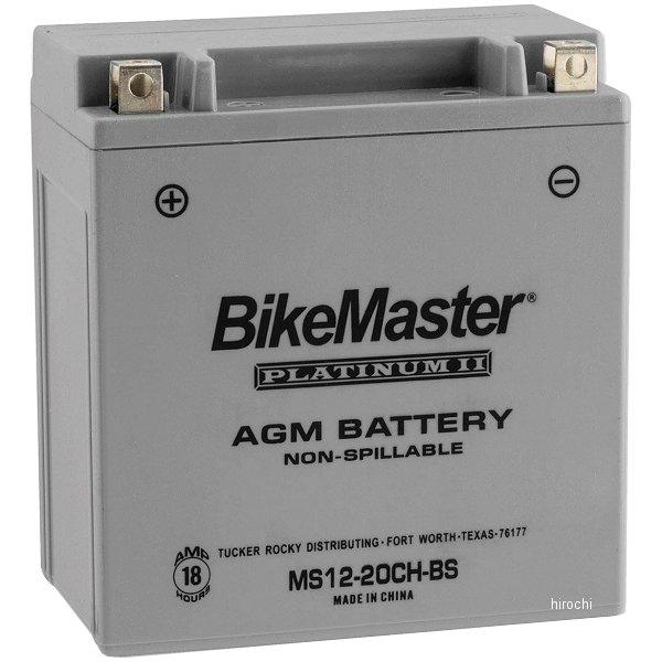 【USA在庫あり】 バイクマスター BikeMaster AGM バッテリー YTX20CH-BS互換 bkm780773 JP店｜株式会社ヒロチー商事 店