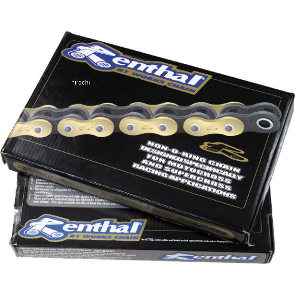 【USA在庫あり】 レンサル RENTHAL ワークス チェーン ノンシール クリップ 420R1/120L ゴールド renC241 JP店｜株式会社ヒロチー商事 店