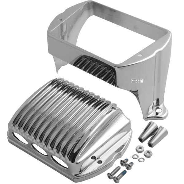 【USA在庫あり】 クリアキン Kuryakyn レギュレーター カバー 97年-11年 FLH/FLT クローム kur1547 JP店