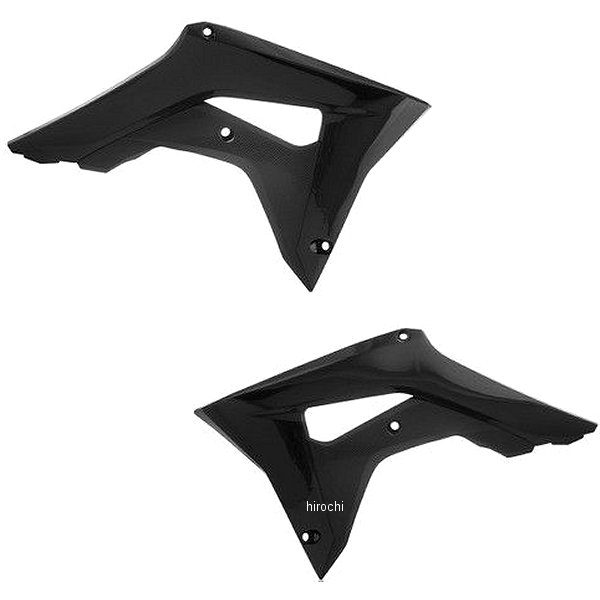 【USA在庫あり】 ユーフォープラスト UFO PLAS ラジエーターカバー 17年-18年 CRF450R 黒 1403-1997 JP店