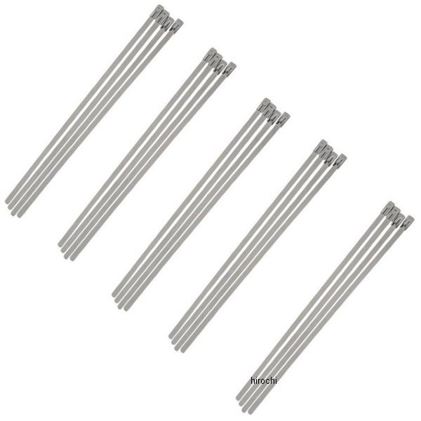 【USA在庫あり】 サイクルパフォーマンス Cycle Performance タイラップ ステンレス 0.18インチ x 8インチ シルバー 20本入り 1861-1147 JP店