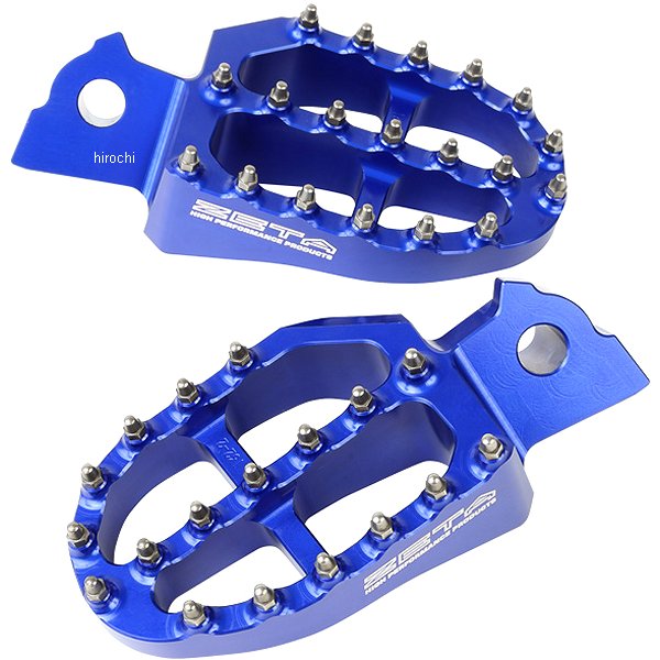 【メーカー在庫あり】 ジータ ZETA アルミニウムフットペグ 07年-07年 WR250R、WR250X 青 ZE93-1663 JP店