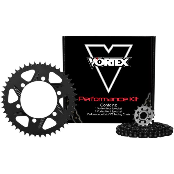 【USA在庫あり】 ボルテックス Vortex チェーン/スプロケットキット 520RX3/16T/41T 04年-05年 ニンジャ ZX-10R 1230-1082 JP店|株式会社ヒロチー商事 店