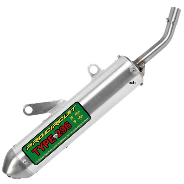 【USA在庫あり】 プロサーキット Pro Circuit マフラー TYPE 296(消音) 02年-07年 RM125 SS02125-296 JP店