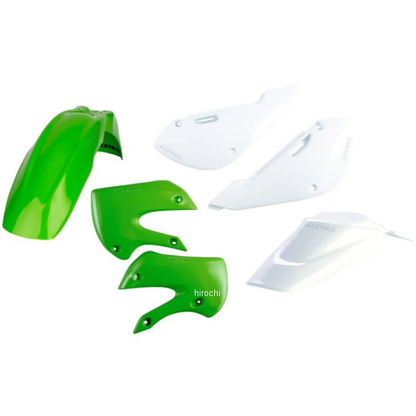 【USA在庫あり】 アチェルビス ACERBIS 外装セット 03年-09年 KLX110 緑/白 acb2041070206 JP店|株式会社ヒロチー商事 店