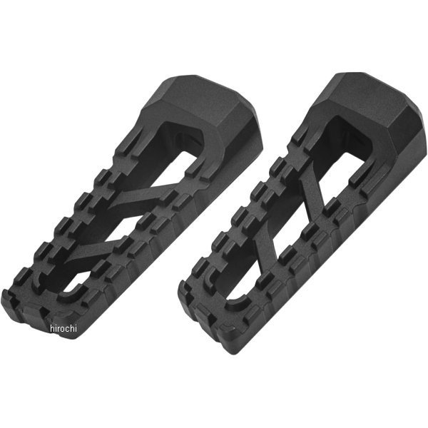 【USA在庫あり】 クリアキン Kuryakyn フットペグ ライオット 黒 取付金具無し kur3599 JP店