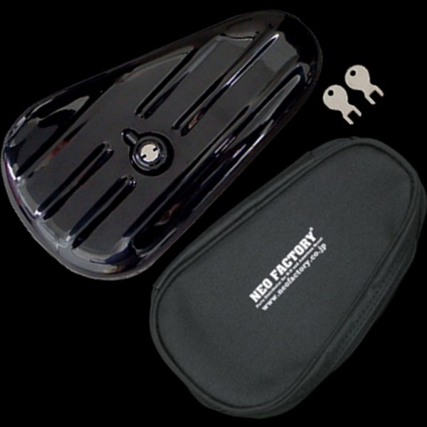 【メーカー在庫あり】 ネオファクトリー ティアドロップツールボックス バッグ付 左 ブラック 010903 JP店