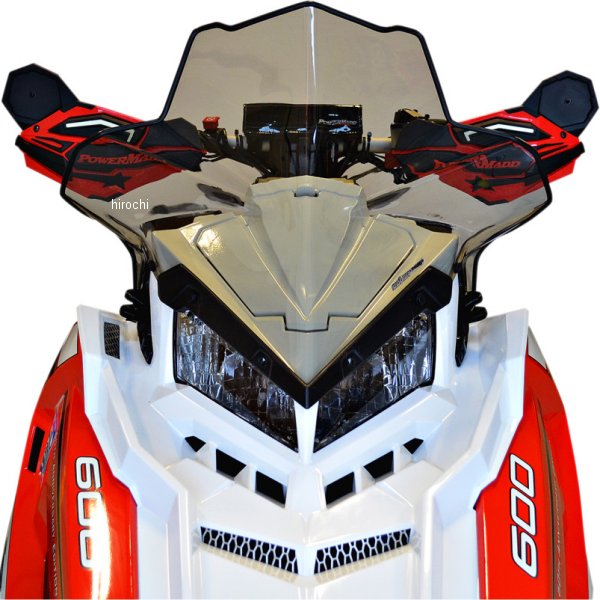 【USA在庫あり】 パワーマッド PowerMadd ウインドシールド コブラ 16インチ(406mm) ポラリス Tint色 2318-0159 JP店