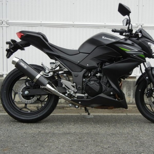 ダブルアールズ WR'S スリップオンマフラー JMCA 13年以降 ニンジャ250、Z250 カーボン BC4250JM JP店