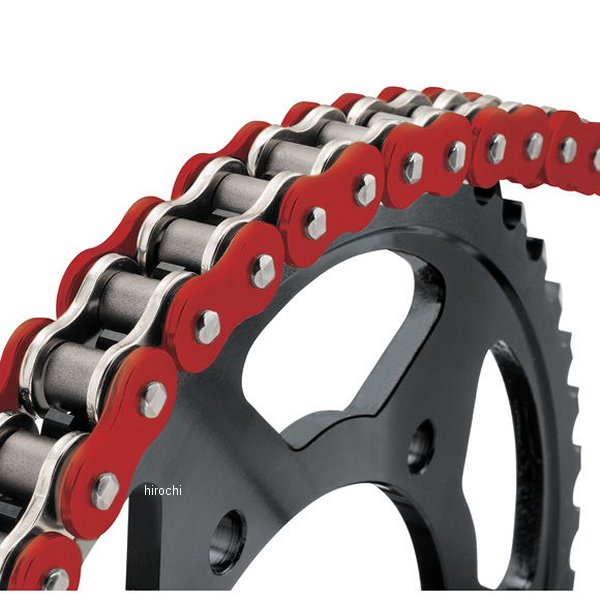 【USA在庫あり】 バイクマスター BikeMaster チェーン X-リング 530BMXR 150リンク 赤 bkm197682 JP店