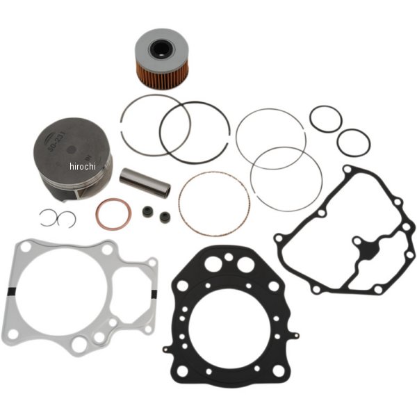 【USA在庫あり】 WSM トップエンド補修キット 0.25mmオーバーサイズ 09年-14年 ホンダ TRX 420 Foreman 0903-1480 JP店